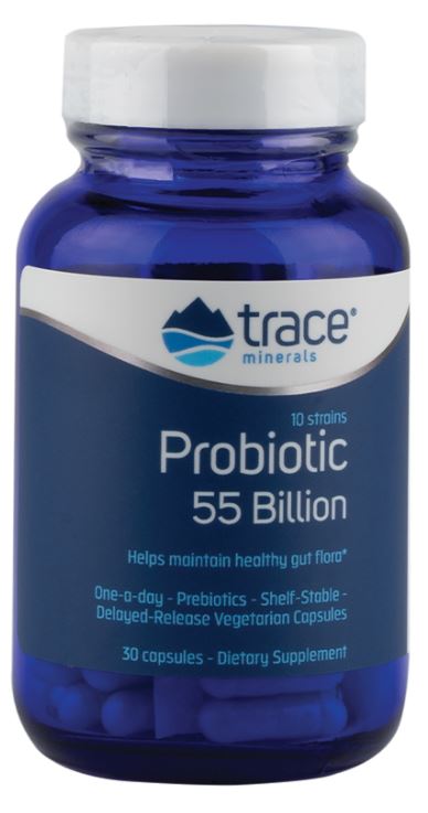 Trace Minerals Probiotic 55 Billion - 30 caps