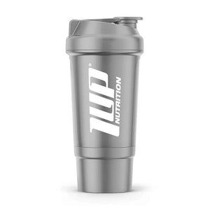 1Up Nutrition 1Up Shaker, Silver & White - 500 ml.