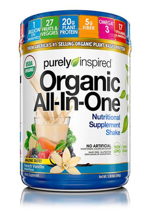 Purely Inspired Organic All-In-One Meal, French Vanilla - 590 grams
