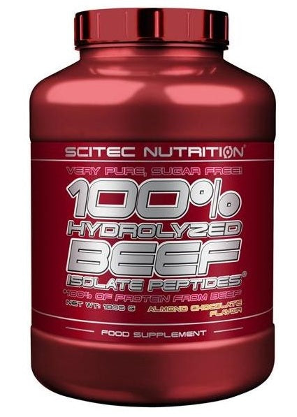 SciTec 100% Hydrolyzed Beef Isolate Peptides, Almond-Chocolate - 1800 grams