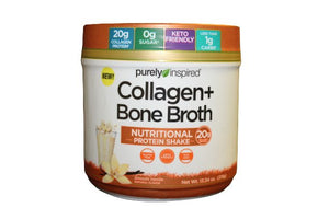 Purely Inspired Collagen + Bone Broth, Smooth Vanilla - 378 grams