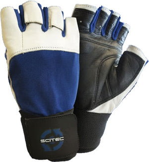 SciTec Accessories Blue Power Gloves - Small