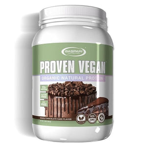 Gaspari Nutrition Proven Vegan, Double Chocolate Cake - 907 grams