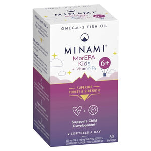 Minami MorEPA Kids + Vitamin D3 - 60 softgels