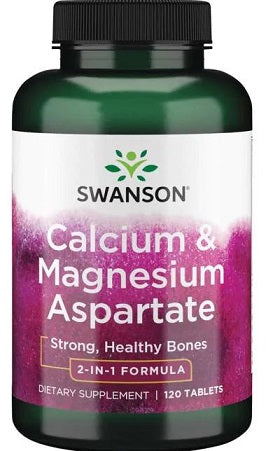 Swanson Calcium & Magnesium Aspartate - 120 tablets