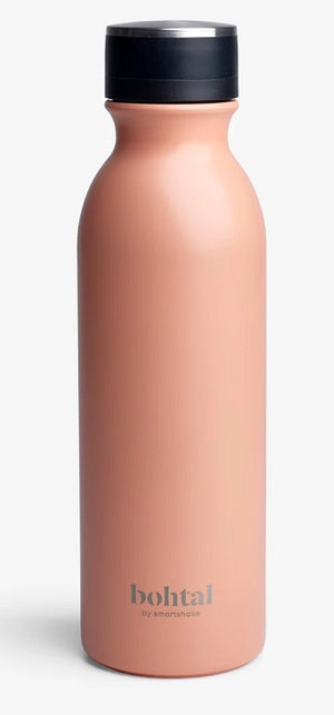SmartShake Bohtal Insulated Flask, Coral Pink - 600 ml.