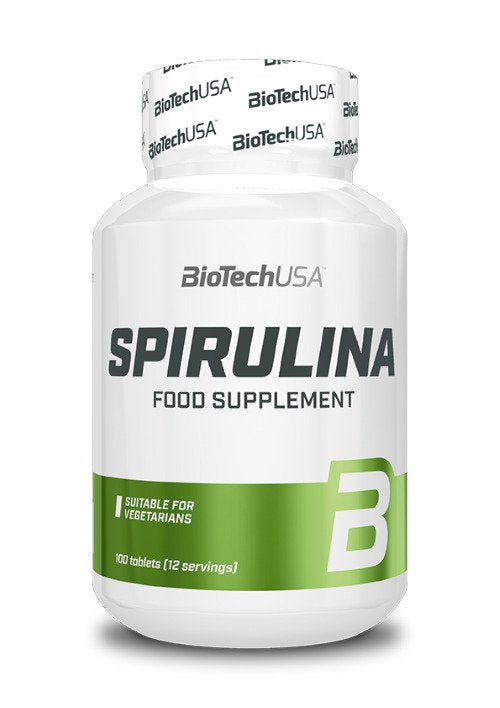BioTechUSA Spirulina - 100 tablets