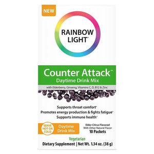 Rainbow Light Counter Attack - Daytime Drink Mix, Elder Ctirus - 10 packets