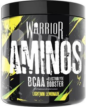 Warrior Aminos BCAA, Lightnin Lemonade - 360 grams