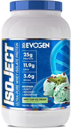 Evogen IsoJect, Mint Chip Ice Cream - 858 grams