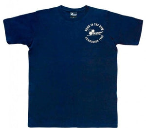 Olimp Accessories Born In The Gym, Dark Blue T-Shirt - Small