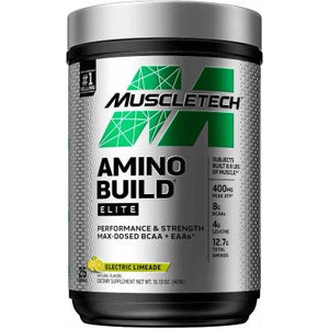 MuscleTech Amino Build Elite, Electric Limeade - 429 grams