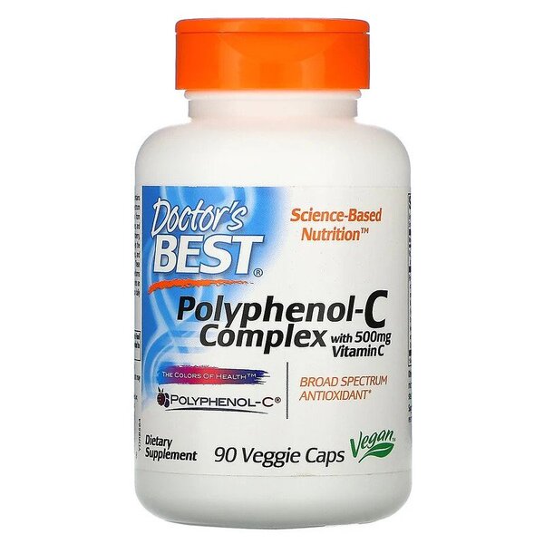 Doctor's Best Polyphenol-C Complex - 90 vcaps