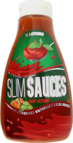Slim Foods Slim Sauce, Fiery Ketchup - 425 ml.