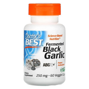 Doctor's Best Fermented Black Garlic - 60 vcaps