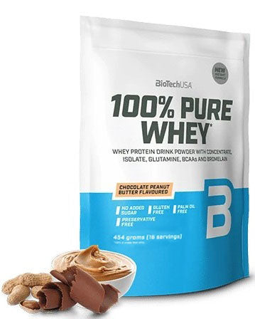BioTechUSA 100% Pure Whey, Chocolate Peanut Butter (EAN 5999076221523) - 454 grams