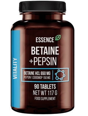 Essence Nutrition Betaine + Pepsin - 90 tablets (EAN 5902811806954)