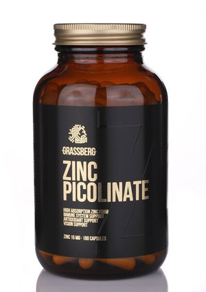 Grassberg Zinc Picolinate, 15mg - 180 caps
