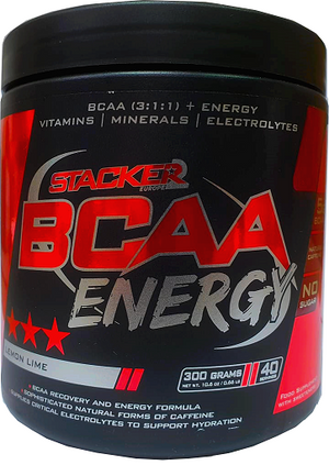 Stacker2 Europe BCAA Energy, Lemon Lime - 300 grams