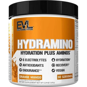 EVLution Nutrition Hydramino, Orange Mango - 147 grams