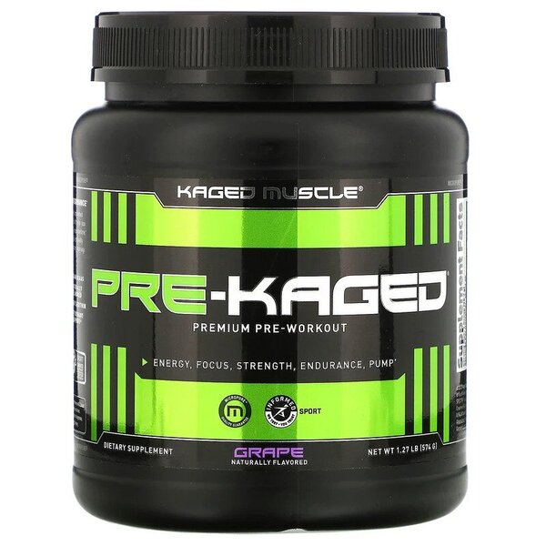 Kaged Muscle Pre-Kaged, Grape - 574 grams