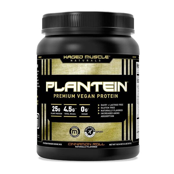 Kaged Muscle Plantein, Cinnamon Roll - 537 grams