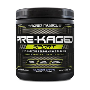 Kaged Muscle Pre-Kaged Sport, Glacier Grape - 264 grams