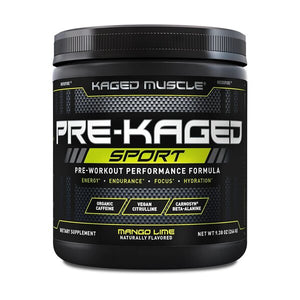 Kaged Muscle Pre-Kaged Sport, Mango Lime - 266 grams