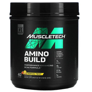 MuscleTech Amino Build, Tropical Twist - 614 grams
