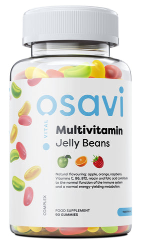 Osavi Multivitamin Jelly Beans, Apple Orange Raspberry - 90 gummies