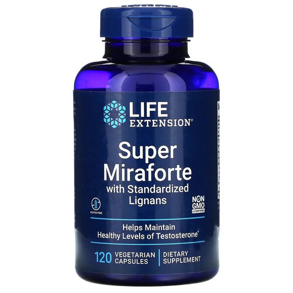 Life Extension Super Miraforte with Standardized Lignans - 120 vcaps