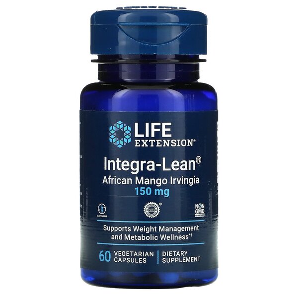 Life Extension Integra-Lean African Mango Irvingia, 150mg - 60 vcaps