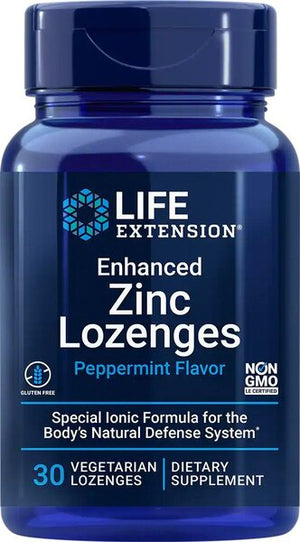 Life Extension Enhanced Zinc Lozenges - 30 vegetarian lozenges