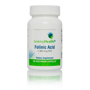 Seeking Health Folinic Acid, 1360mcg DFE - 60 vcaps