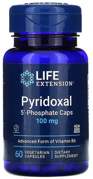 Life Extension Pyridoxal 5'-Phosphate Caps, 100mg - 60 vcaps