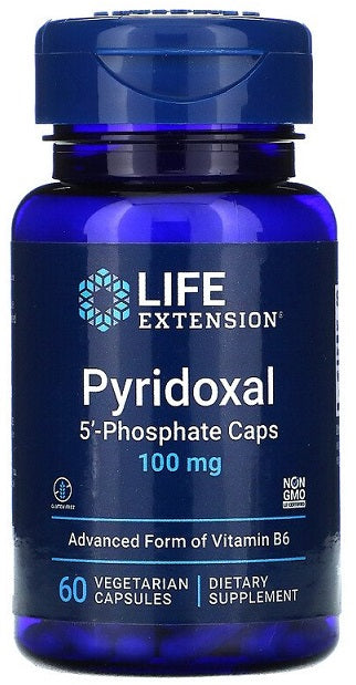 Life Extension Pyridoxal 5'-Phosphate Caps, 100mg - 60 vcaps