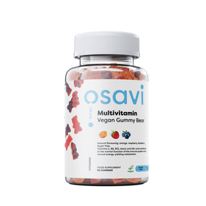 Osavi Multivitamin Vegan Gummy Bear, Orange Raspberry Blueberry - 60 gummies