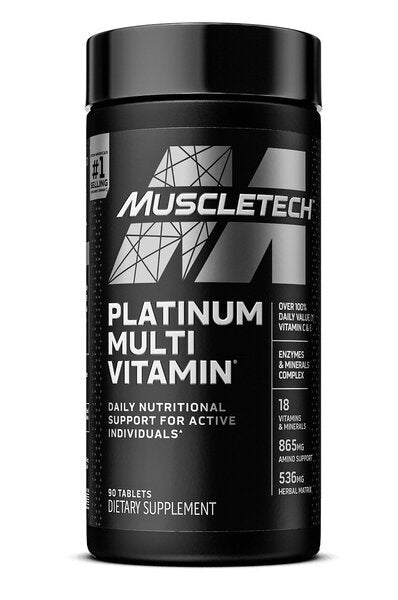 MuscleTech Platinum Multi Vitamin - 90 tablets (EAN 631656610178)