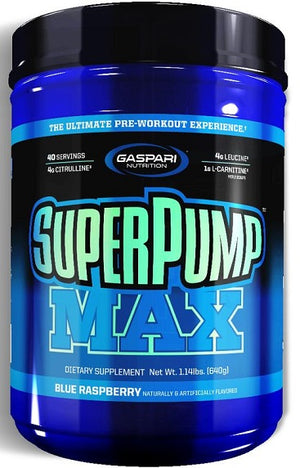 Gaspari Nutrition SuperPump MAX, Blue Raspberry - 640 grams