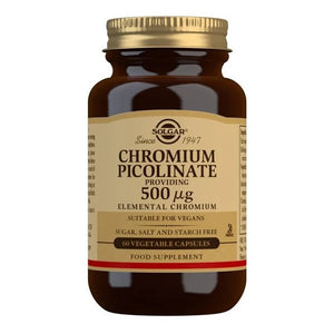 Solgar Chromium Picolinate, 500mcg - 60 vcaps