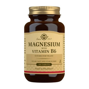 Solgar Magnesium with Vitamin B6 - 100 tablets