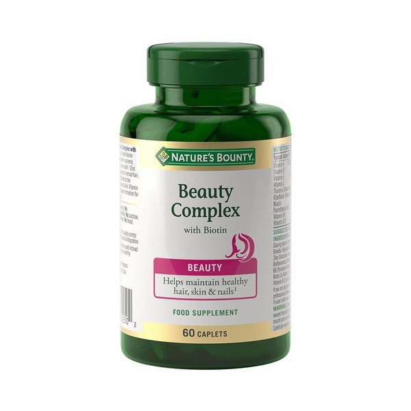 Natures Bounty Beauty Complex with Biotin - 60 caplets