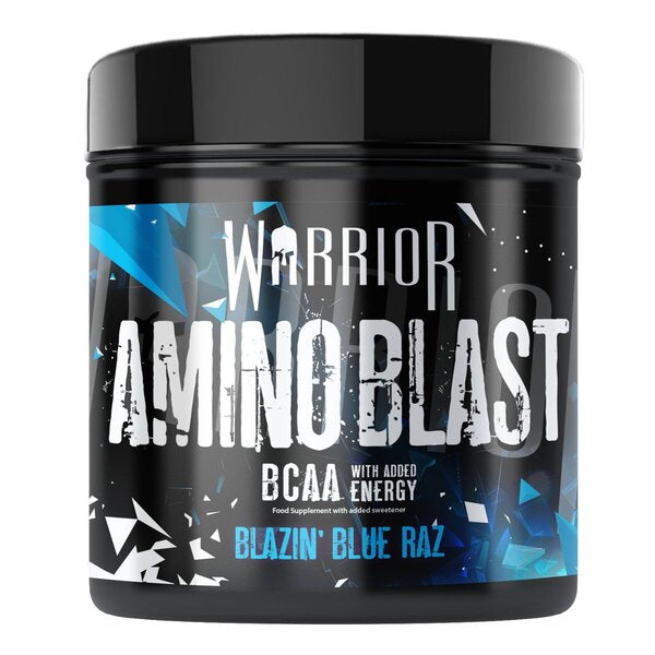 Warrior Amino Blast, Blue Raspberry - 270 grams
