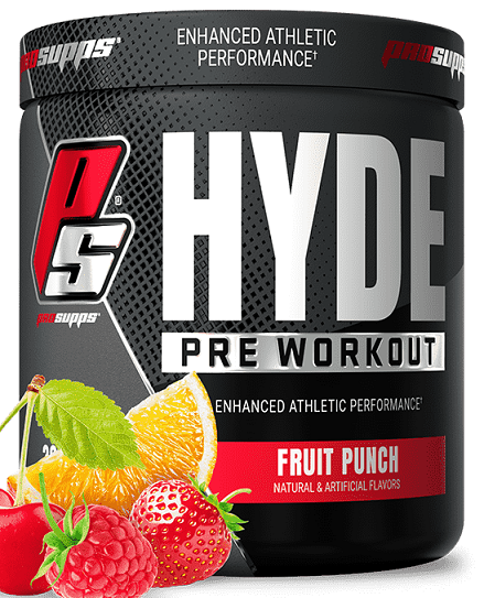 Pro Supps Hyde Pre Workout, Fruit Punch - 292 grams