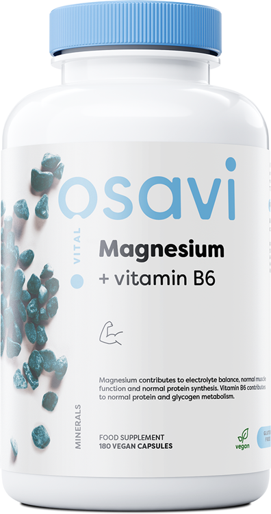 Osavi Magnesium + Vitamin B6 - 180 vegan caps