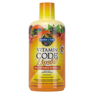 Garden of Life Vitamin Code Liquid Multivitamin, Orange Mango - 900 ml.