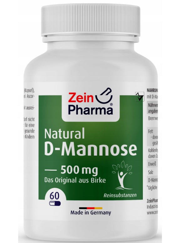 Zein Pharma Natural D-Mannose, 500mg - 60 caps
