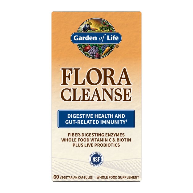 Garden of Life Flora Cleanse - 60 vcaps