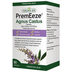Natures Aid PremEeze® Agnus Castus 400mg 60's