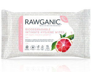 Rawganic Intimate Hygiene Wipes 15's